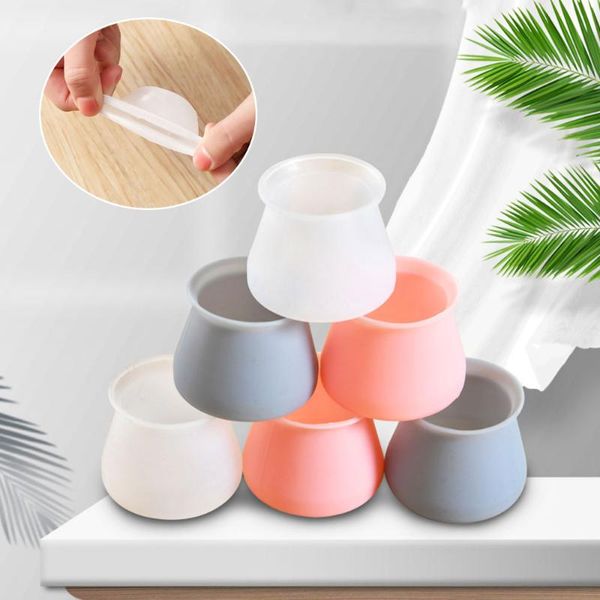 

bath mats 16pc table chair leg silicone cap pad furniture feet cover floor protector non-slip mat caps foot protection
