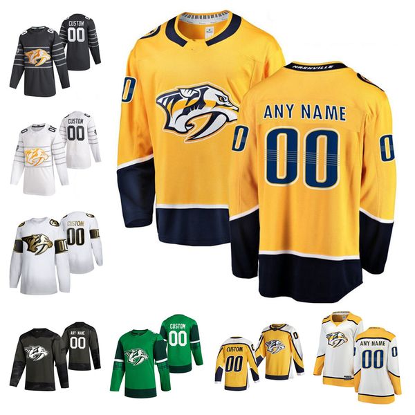 

2021 reverse retro nashville predators hockey jersey 59 roman josi 33 viktor arvidsson 35 pekka rinne 9 filip forsberg 95 matt duchene jerse, Black;red