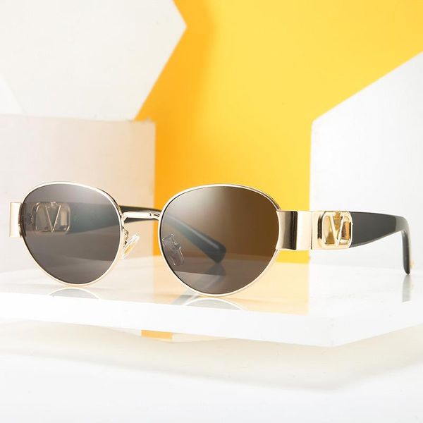 

sunglasses steampunk v fashion glasses ellipse female street snap tide, White;black