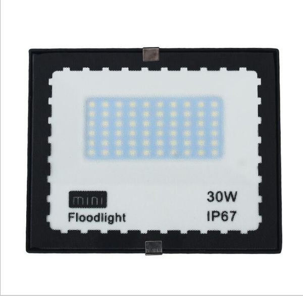 

[seven neon]mini led flood light 85-265v 30w outdoor floodlight spotlight ip65 waterproof street lamp landscape lighting floodlights