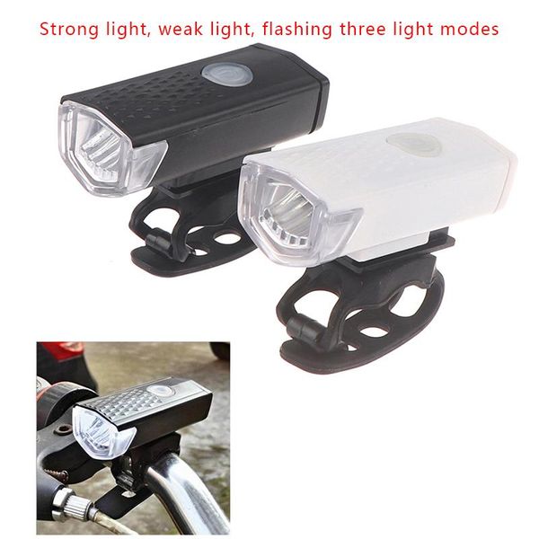 

bike lights 1 set waterproof usb rechargeable front led cycling lamp accessories