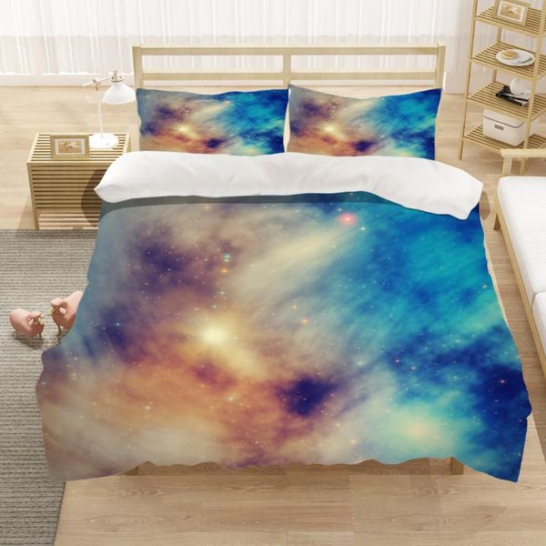 

bedding sets the starry sky printed set duvet cover home textiles