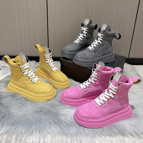 

boots autumn and winter women fashion retro motorcycle casual women's, Black