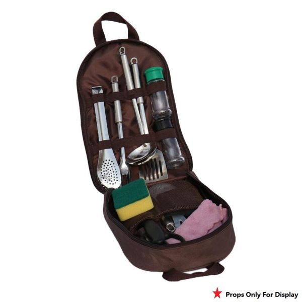 

storage bags outdoor camping cookware bag portable multi-function barbecue tool set travel picnic kitchen kit