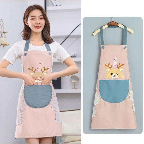 

aprons household oxford cloth oil-proof waterproof kitchen home cleaning tool bib baking accessories