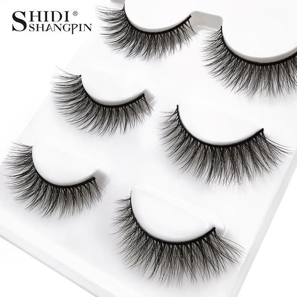 

fashion 3d mink hair false eyelashes tail extensi