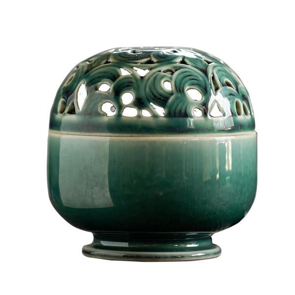 

cover cermatic incense burner box statue luxury mini smoke plate quemador de incienso aroma diffuser ea6xxl fragrance lamps