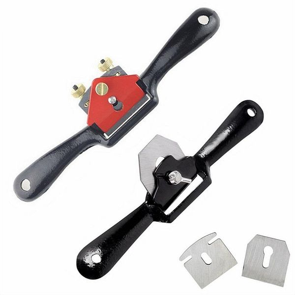 

professional hand tool sets 9" adjustable plane spokeshave woodworking planer trimming tools wood cutting edge chisel with screw/blade