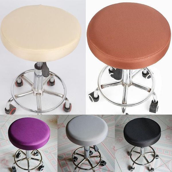 

chair covers smooth surface bar stool cover round lift seat sleeve salon 30x10cm for cushion