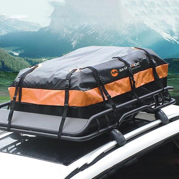 

car organizer universal 450l large capacity waterproof cargo roof bag roofluggage carrier storage for cars suv rb mpv van