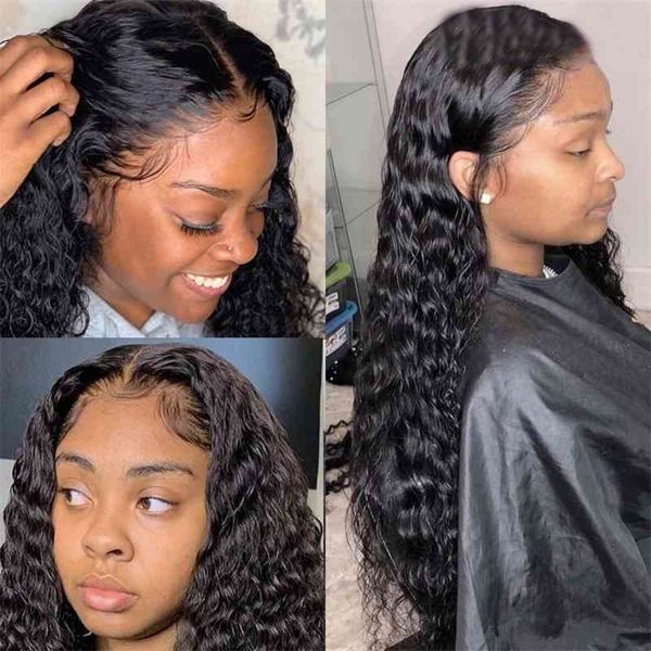 

volume small 2021 new female long head set chemical fiber hair, Black