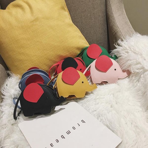 

raged sheep lovely cartoon animal kids children girls pu leather mini shoulder bags messenger princess handbags coin wallet purse, White