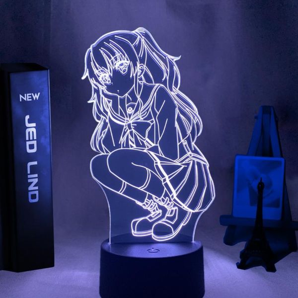 

night lights led light anime charlotte nao tomori for bedroom decor birthday gift lamp drop