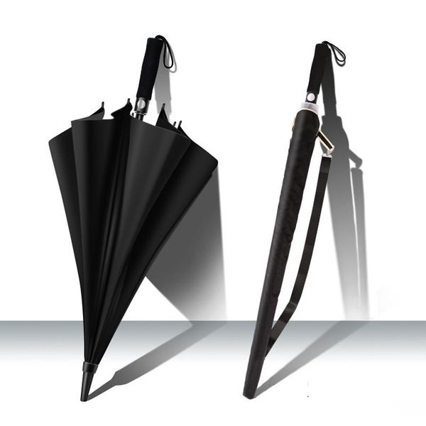 

umbrellas large umbrella men luxury windproof long handle vintage manual black garden paraguas hombre decoration eb5ys