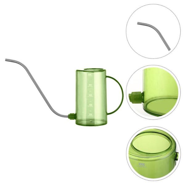 

transparent watering can with scale long spout kettle 1l pot equipments
