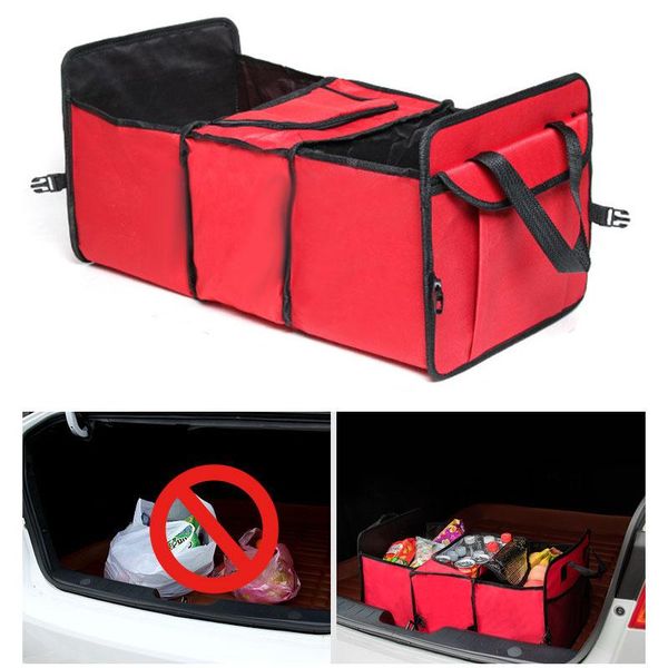 

car organizer universal folding space saving trunk storage box stowing tidying collapsible robust oxford cloth bags