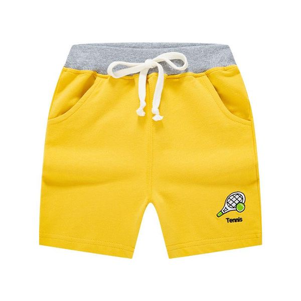 

shorts summer children cotton panties girls boys letter printed pant elastic waist thin short sports pants baby teenager, Black