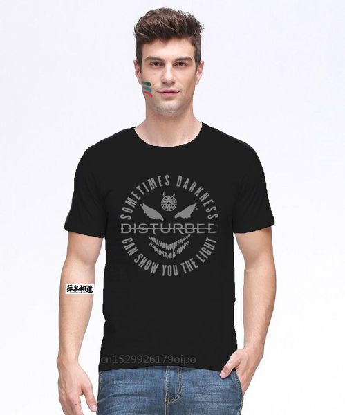 

men's t-shirts disturbed - the light tonal t-shirt, White;black
