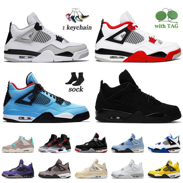 

fashion mens 4 military black cat basketball shoes 4s sports white oreo university blue sail wild things bred taupe haze off women sneakers