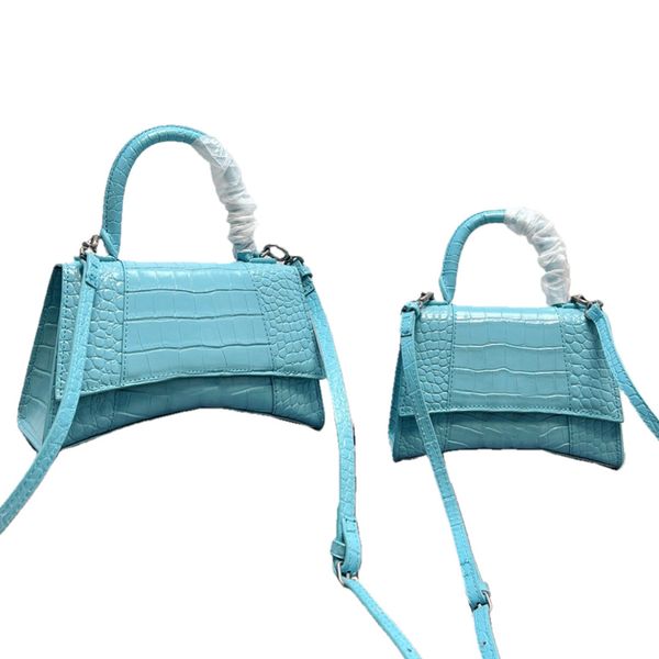 

designer alligator pattern hourglass bags luxury handle tote bag girl shoulder messenger handbag women must-have elegant ladies purses cross