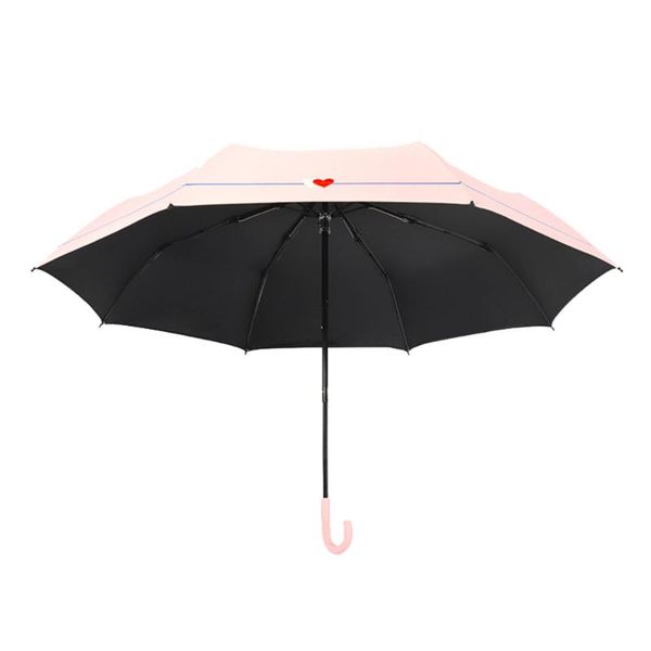 

umbrellas u-shape handle sun protection umbrella raining uv-resistant folding