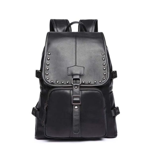 

backpack casual men backpacks oxford male korean student lager boy rivet business lapschool computer bag