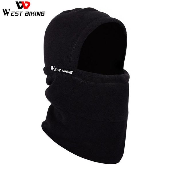 

cycling caps neckerchief winter ski mask motocycle warm helmet fleece hats soft cap road bicycle h261 & masks, Black