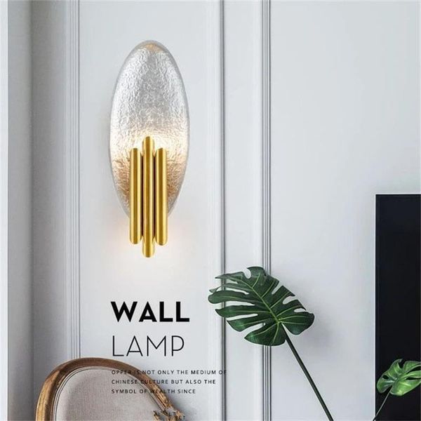 

postmodern minimalist nordic art shell led wall lamp for bedside living room atmospheric corridor staircase lights