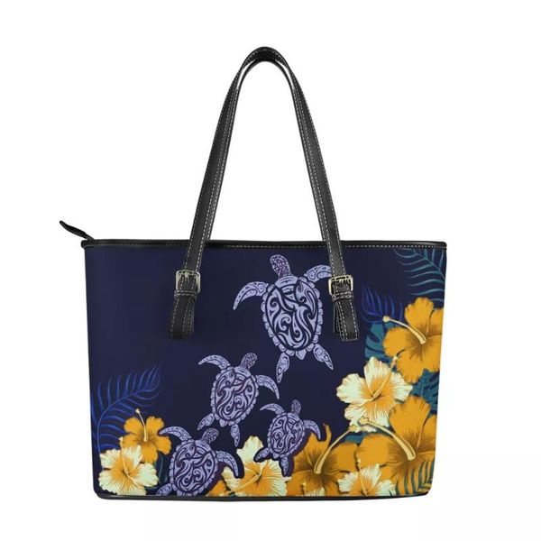 

cosmetic bags & cases hycool luxury handbags women designer soft hawaii flower bag ladies polynesian pu leather stylish crossbody shoulder