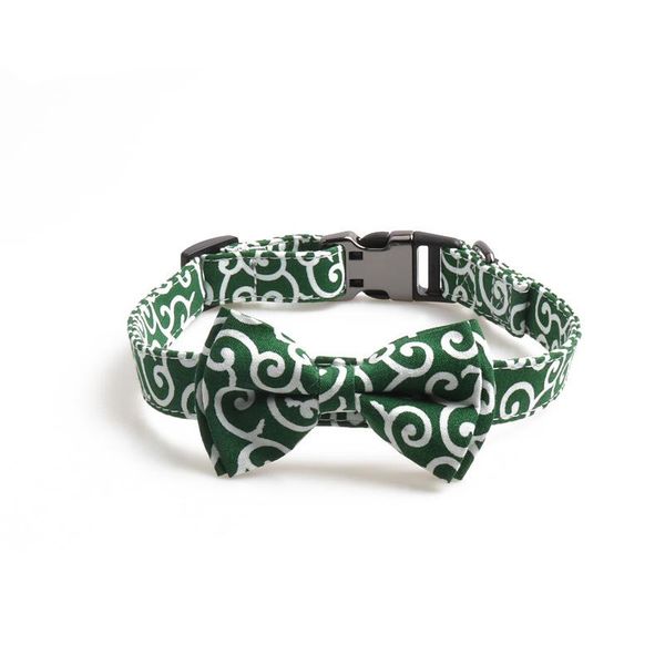 

japanese style bowknot semimetal buckle pets dog collars medium dogs collar leashes set adjustable bow tie necklace &