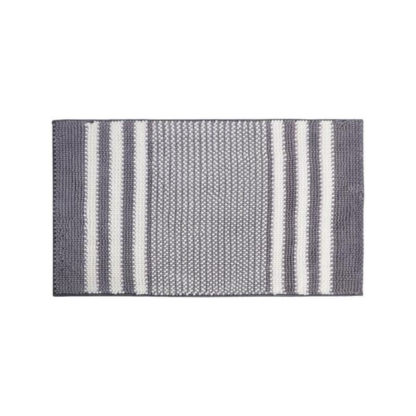 

bath mats carpet non slip durable striped soft absorbent rectangle luxury chenille shaggy rug kitchen machine washable home decor mat