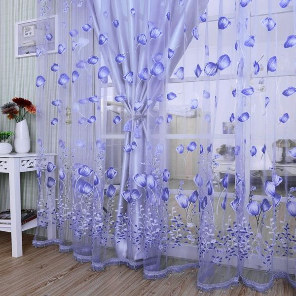 

other home decor 1pc modern curtains living room children's bedroom door kitchen gauze draping curtain decoration