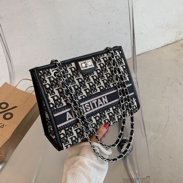 

simple large capacity bag women's popular new fashion versatile one shoulder messenger bag tote handbags