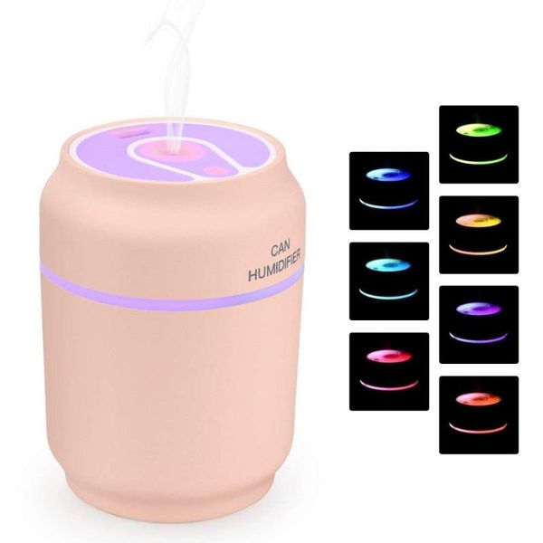 

essential oils diffusers cool mist humidifier can 3-in-1 portable with usb fan and led light for baby bedroom office car