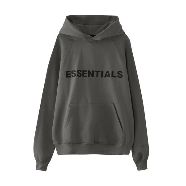 

couple's loose high street fashion brand plush hoodie, Black