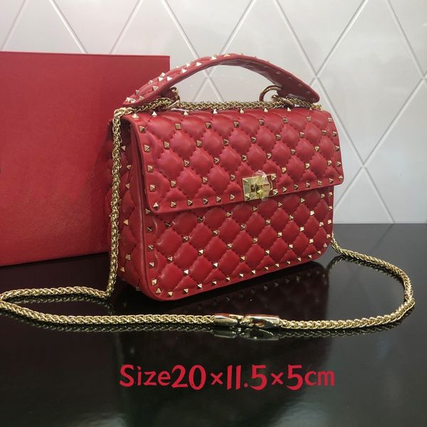 

wallet famous handbag handbag female rivet crossbody bag fashion retro real leather bags