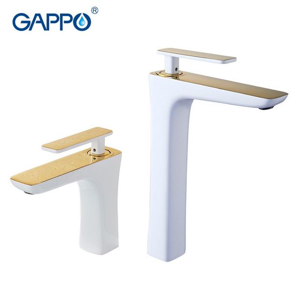 

bathroom sink faucets gappo basin faucet tall waterfall bath golden mixer tap white deck mounted