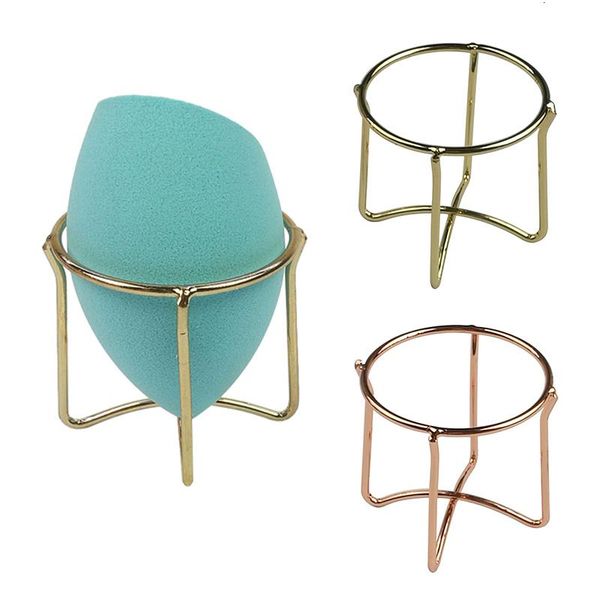 

sponges, applicators & cotton 2 colours gold makeup beauty egg rack sponge holder powder puff blender storage drying stand