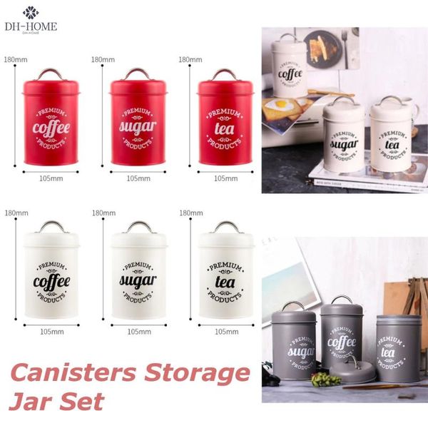 

1-3 portable storage , multifunctional tea coffee home decoration containers, sugar kitchen bottles & jars