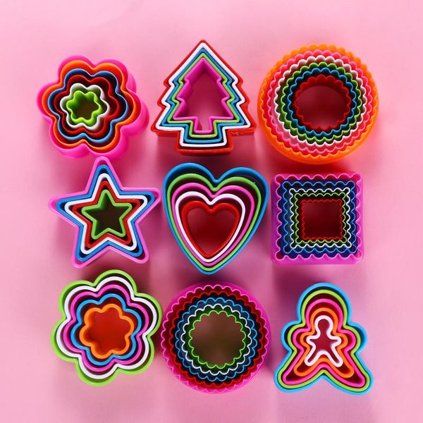 

baking moulds 1 set fondant cake mold biscuit cookie cutter kitchen tools christmas tree mould gingerbread sugar craft