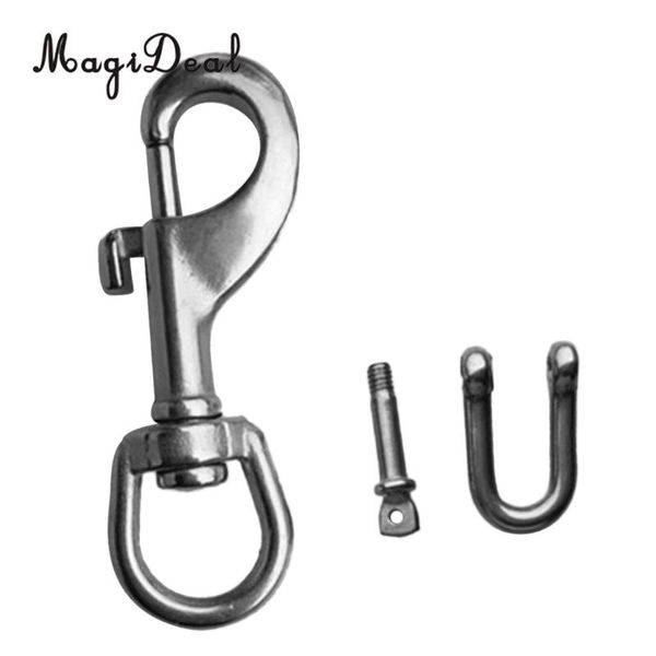

pool & accessories magideal scuba diving light torch holder single end bolt snap clip d ring shackle snorkeling access