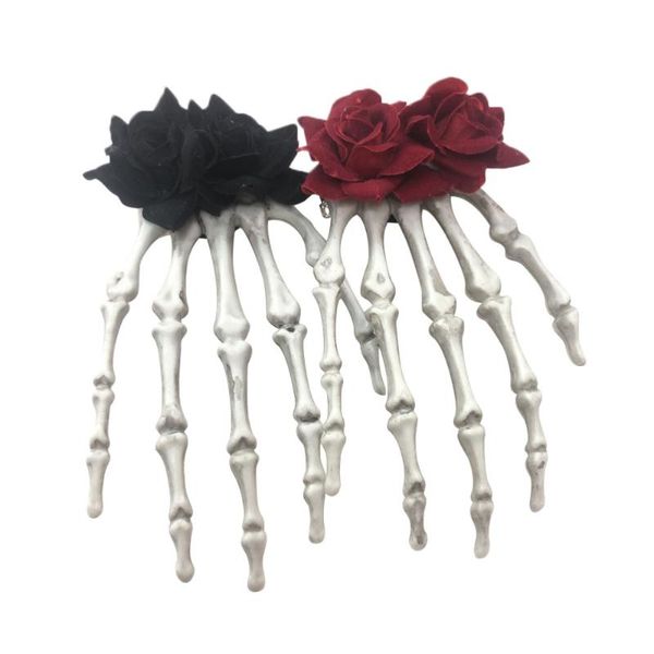 

hair clips & barrettes 2pcs skeleton party hairpins (random color), Golden;silver