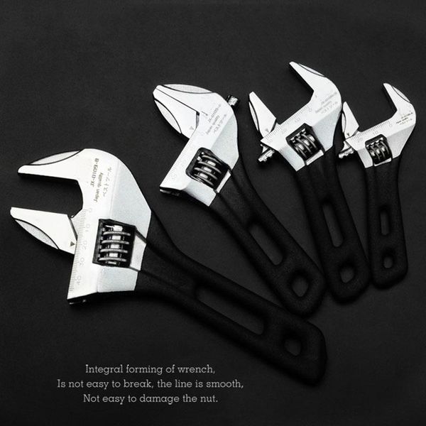 

hand tools mini nut key adjustable wrench large open end ratchet universal spanner repair tool for water pipe screw bathroom
