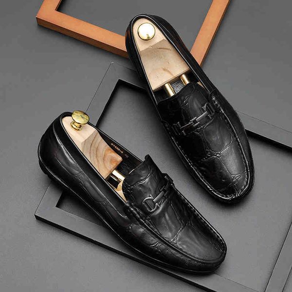 

dress shoes men leather summer casual shoes male sneakers loafer men slip on black men's genuine jkor