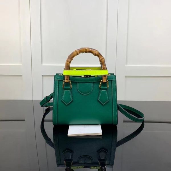 

2021 fashion bag genuine leather new design bamboo handle mini size tote handbag for womens lady luxury crossbody-bag