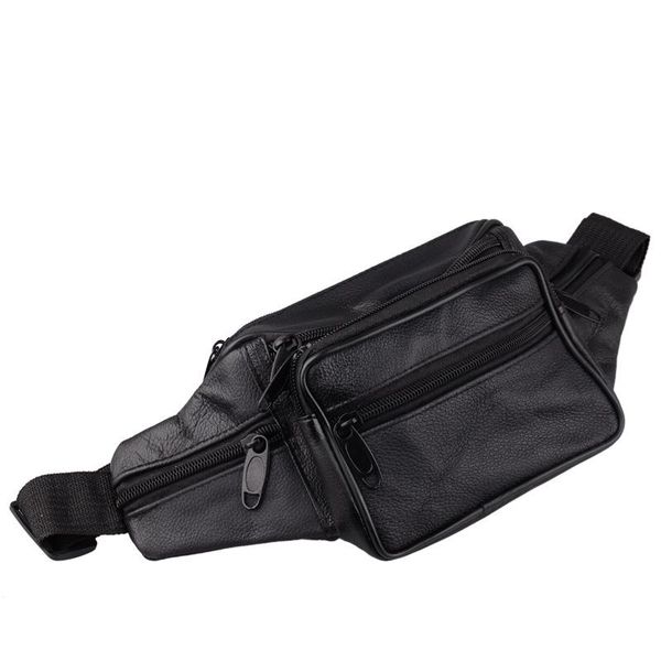 

cross body wallets for men biker fashion black genuine leather bags famous waist