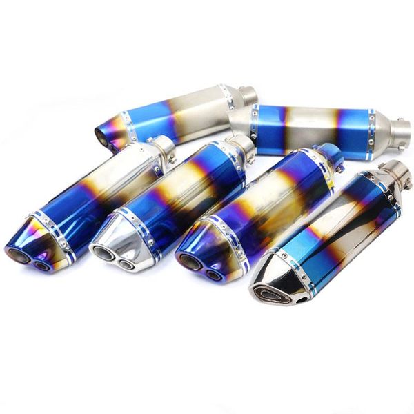 

motorcycle exhaust system pipe muffler pitbike db killer for x- cbr pcx 150 125 sv 650 xmax 250 cb300 mt09 g310r xmax300 escape moto