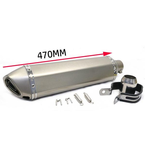 

motorcycle exhaust system universal 51mm acrapovic muffler pipe escape moto for cb650f cb1000r cbr250r er6n sv650 crf 230 z800 r1