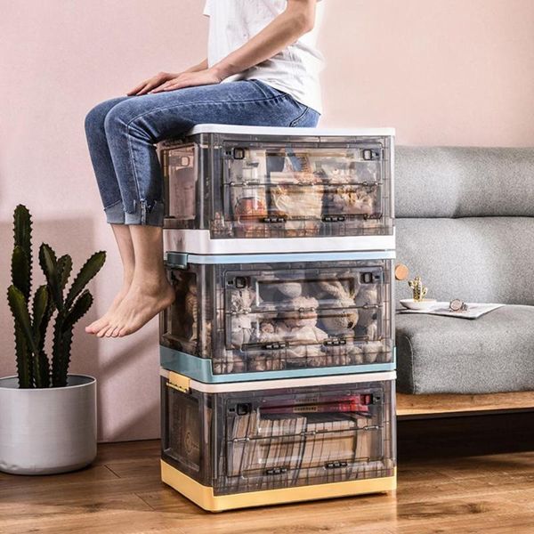 

storage drawers closet organizer box transparent large capacity plastic toy clothes bin 2021 case home
