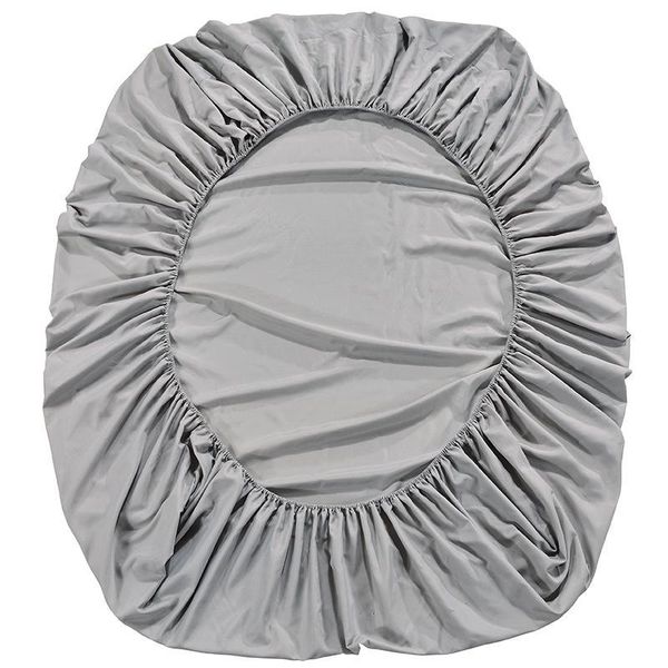 

sheets & sets fitted sheet mattress cover solid color sanding bedding linens bed with elastic band cotton double bedsheet queen size